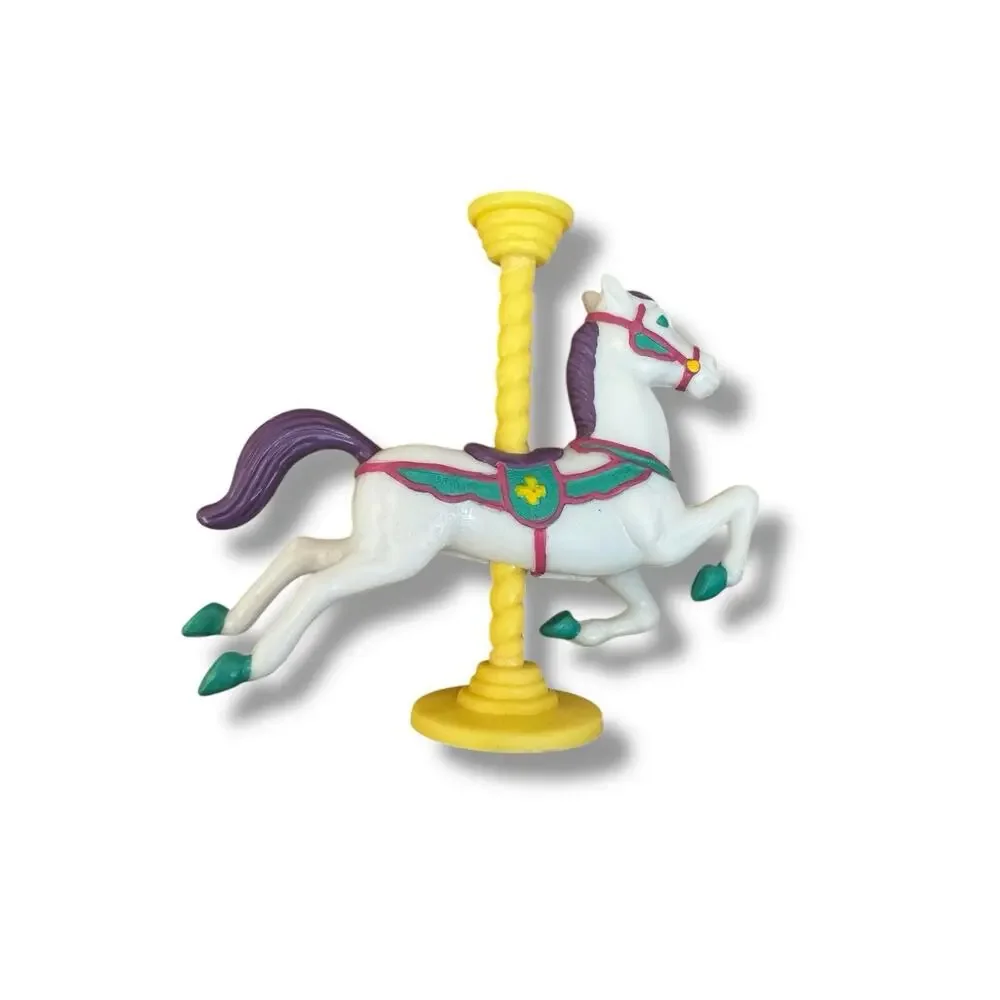 Wilton Carousel Horse Cake Separator Set of 2 Vintage 1996 Cake Toppers Toys